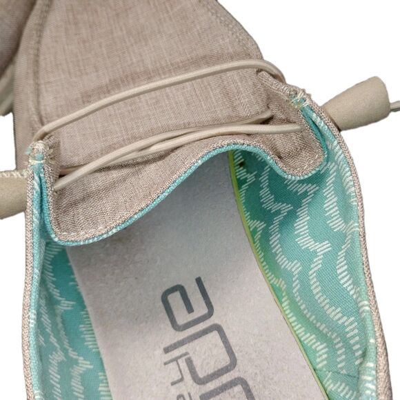 Hey Dude Wendy Shoes Womens Size 7 Chambray Slip On Comfort Lightweight Casual - Picture 8 of 10